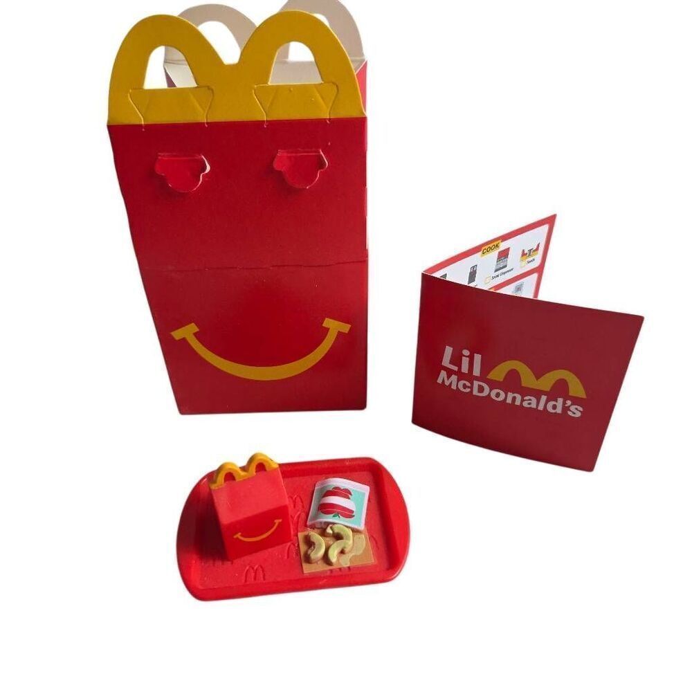 KNEW, LIL McDonalds Happy Meal Toys 2025 #18 Lil TRAY with APPLE SLICES 1441